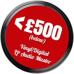 Vinyl/Digital LP Audio Master Promotion Sticker
